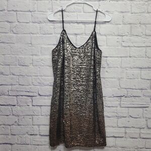 NWT Ariat Rocker Sequin Dress Size M‎ Copper Gradient Party Rockabilly Shimmer